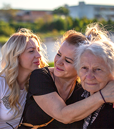 Three Generations of women